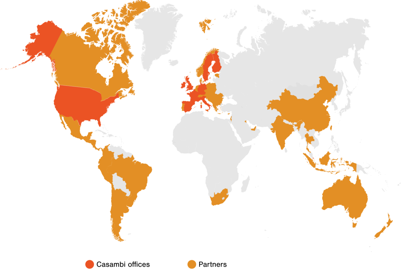 Casambi map