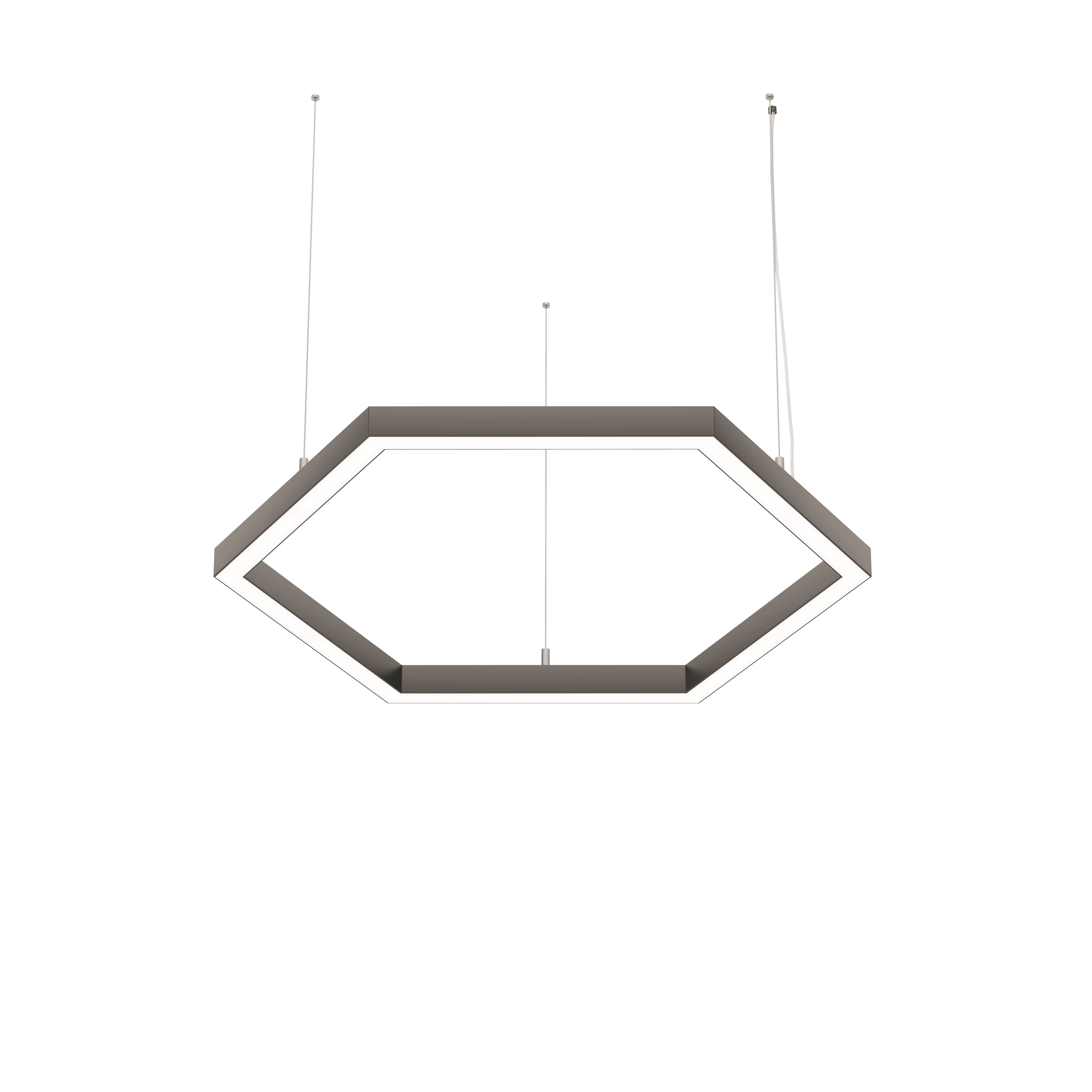 Hexagon Lighting  Trendy Geometric Hexagon LED Ceiling Light