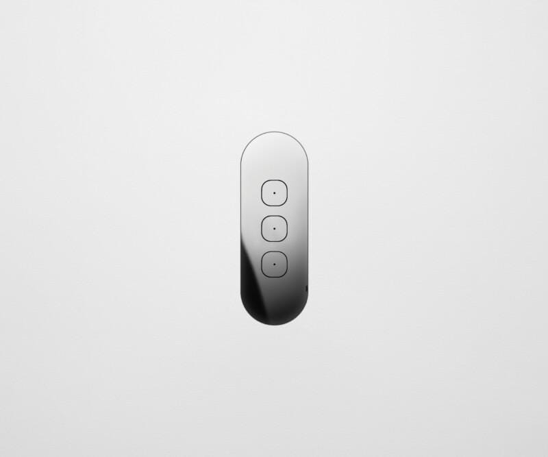 zetr 3 gang casambi switch mirror steel